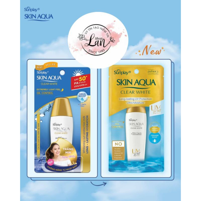 [Chính Hãng] Sunplay Chống Nắng Skin Aqua Clear White